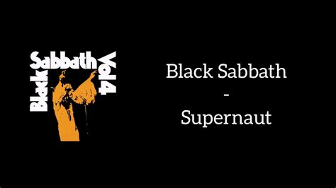 black sabbath supernaut song